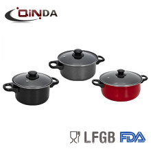 competitive price carbon steel 6pcs cassrole pot